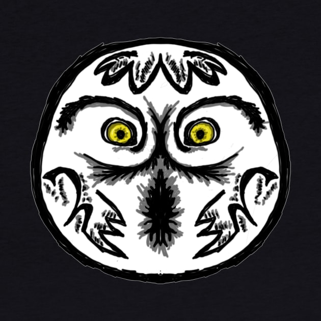 Snowy Owl Head by StevenElliot